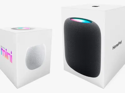 Apple HomePod Packagings Collection 3D model