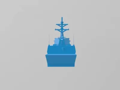 Korn DDG-2 Sea Battle 3D model 3D print model