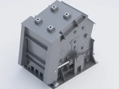 impact crusher 3D model
