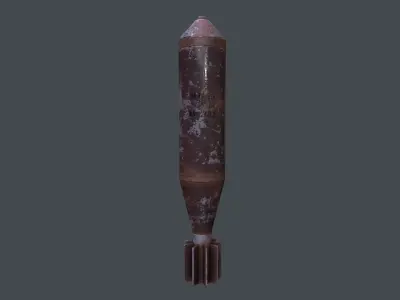 Mortar Projectile 60mm M83 3D model get