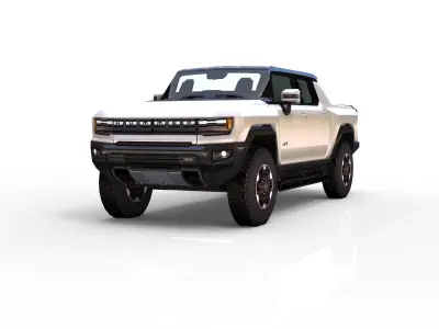 HUMMER EV Low-poly 3D model