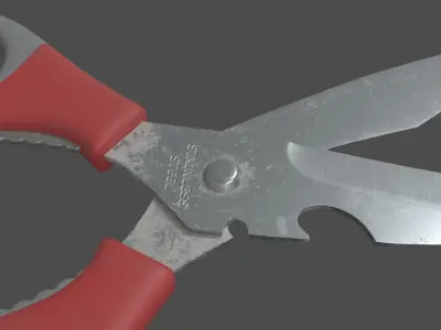 Scissors Low-poly 3D model