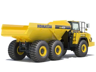 Articulated Dump Truck Komatsu HM400-5 3D model