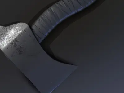 Hatchet axe Free low-poly 3D model purchase