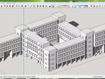 Sketchup Office building C5 Free 3D model