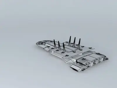 XSF Innocent Frigate infinity class Free 3D model