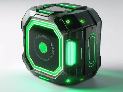 Futuristic Motion Tracker 3D Model 3D model