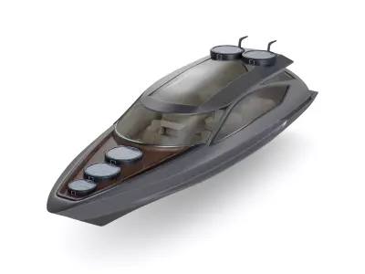 Cabin Cruiser 3D model from CGTrader - PBR