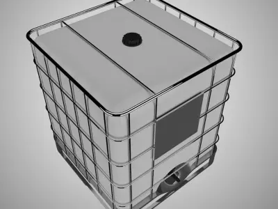 barrel plastic cap 3D model