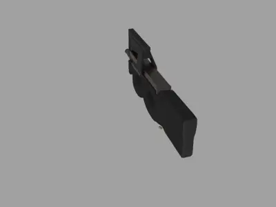 FN P90 Low-poly 3D model