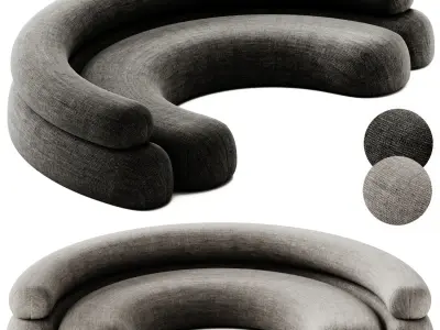 Adrenalina Nefelibata 5 Modular Sofa 3D model