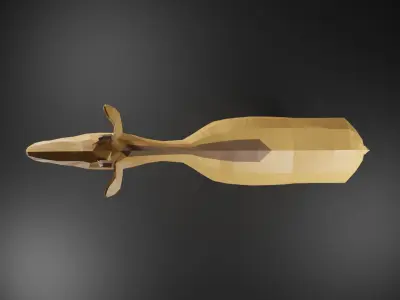 Rigged Giraffe Free low-poly 3D model