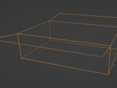 Cardboard box Low-poly 3D model purchase