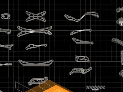 Hard Surface KITBASH190 DETAILS 3D model