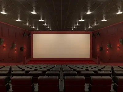 Movie Theater 3D model purchase