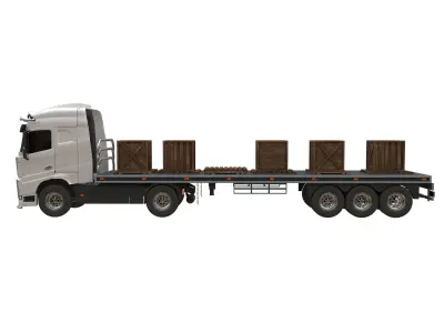 volvo fh 16 truck 4 3D model