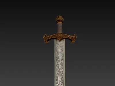Ancient Sword 3D model