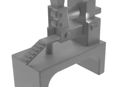 Food Processing Machine Low-poly 3D model