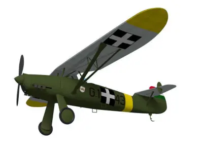 Focke-Wulf fw 56 stosser 3D model purchase