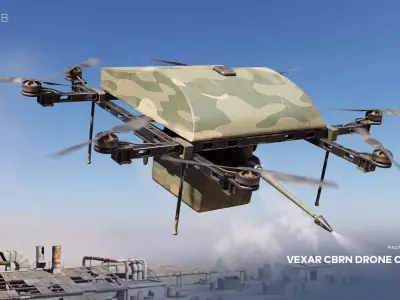 VEXAR CBRN Drone Concept 3D model