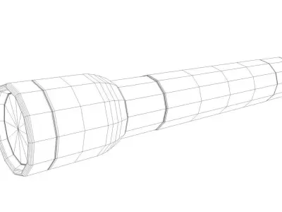 Flash Light Lamp Free 3D model