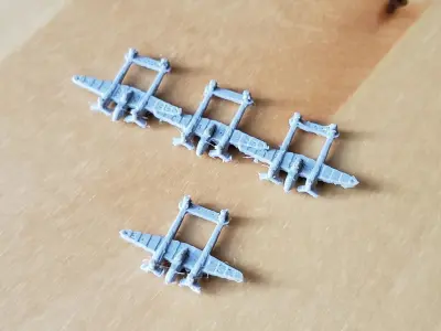 US P-38 Lightning Fighter Aircraft Free 3D print model