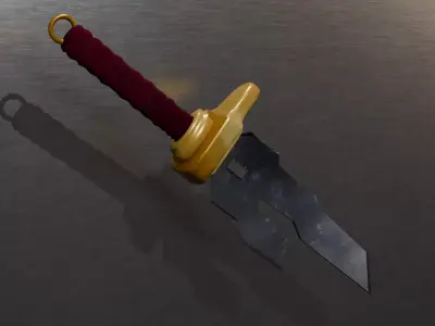 Toji Inverted Spear of Heaven game-ready low-poly Low-poly 3D model