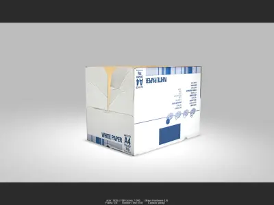 Box 04 Low-poly 3D model