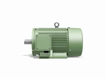 132M B34b Right IEC electric motor - 3D CAD model 3D model