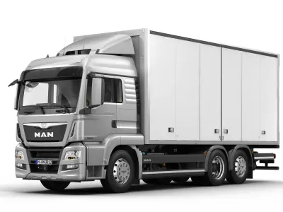 TRUCK VAN LX 6X2 3D model