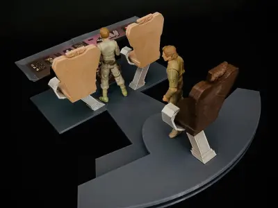 USS Reliant Bridge Control Center Console - The Wrath of Khan 3D print model