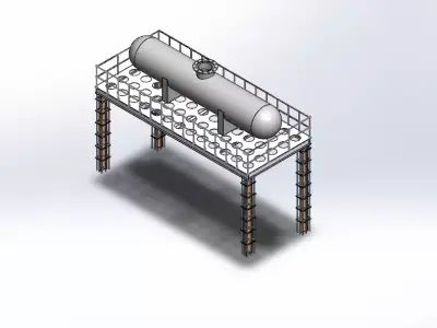 Tank Chemical 3D model