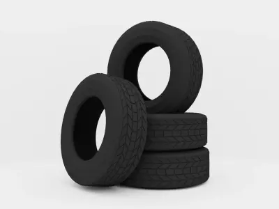 Vehile tire 3d model  Free 3D model