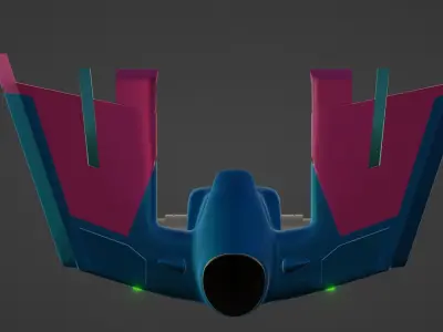 Battle aircraft-Fast B 3D print model
