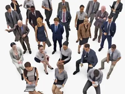  Archviz Business People 