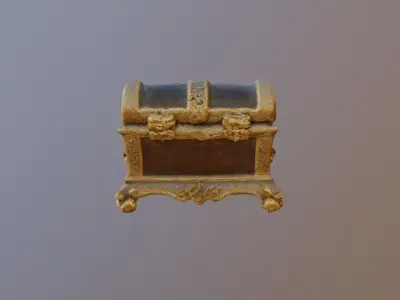 Treasure Chest - Nautic 3D model