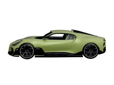 Bugatti Brouillard HQ 2026 Ultra Luxury Concept Hypercar 3D model