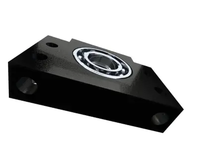 BF40 supports 3D model