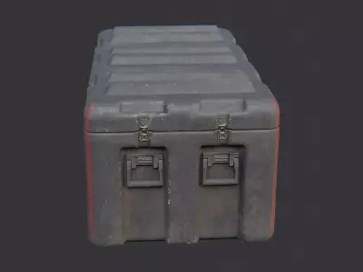 Military Field Crate Upgrade Low-poly 3D model