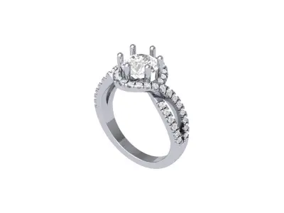 Wedding Ring  3D print model 419