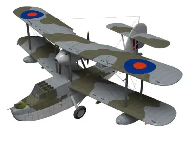 Supermarine Walrus 3D model purchase
