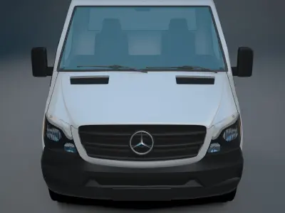Mercedes Benz Sprinter chassis base model 2014-2017 3D model