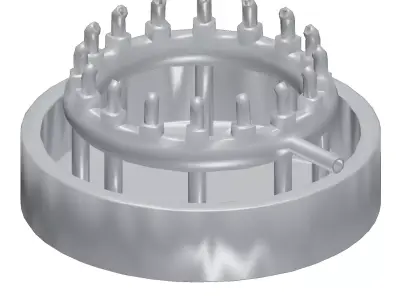 Games Water Fountain Toy Low-poly 3D model