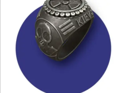 Stylized 3d Ring - Pripyat-Kiev 3D print model