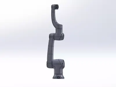 Elfin 10 6 DOF Cobot Low-poly 3D model