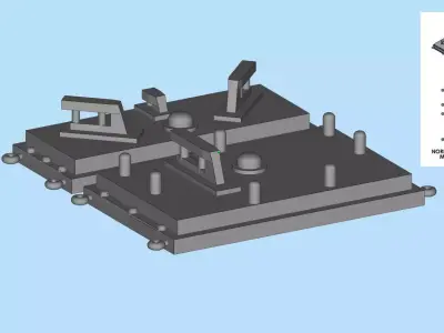 Train Control HO Norfolk Southern PTC antenna printable 3D file  3D print model