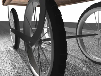 Hawker Cart 3D model