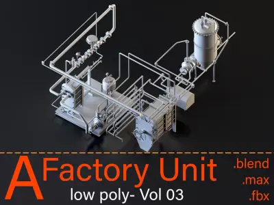 Factory unit- Vol 03 3D model