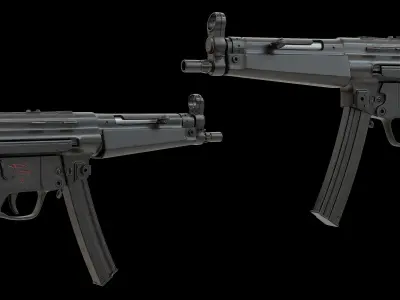MP5A5 V2 3D model