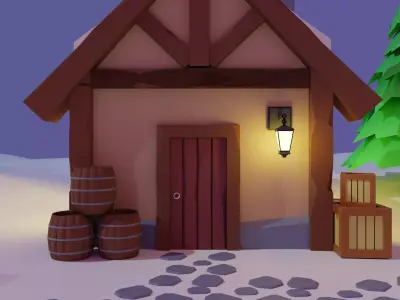 VibePoly 3D Free low-poly 3D model